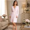 LUNATICA LINGERIE Vestaglia kimono donna in cotone e manica con pizzo - 21159 - Lunatica