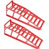 Coppia Di Rampe per Carico Auto 1T - Altezza 82 Cm - Ideale per Officine Ed Emer