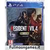 RESIDENT EVIL 4 REMAKE GOLD EDITION PS4 UPGRADE PS5 HORROR EU CON ITALIANO NUOVO
