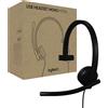 LOGITECH H570E MONO (TEAMS VERSION, USB-C) HEADSET - BLACK