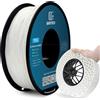 Geeetech Filamento TPU, stampa 3D, materiale flessibile, resistenza, 1 kg, bianco