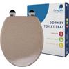 Croydex flexi-fix Dorney always Fits Never scivola copriwater, effetto legno, arenaria, 45 x 37.5 x 6 cm