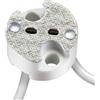 Parlat Attacco universale in ceramica per G4, G5. 3, GY6, attacco a basso voltaggio, 12 V, max. 25 W