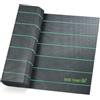 Green Thumbz Telo Anti Erbacce - Telo Pacciamatura (1m x 5m) 100gsm - Resistente