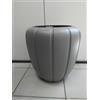 lamela Vaso Portavaso Rotondo Moderno 40xh43cm con Vaso Interno Estraibile in Plastica