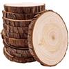 William Craft Dischi Legno Senza Buco Diametro 11-12cm 10 Pz Naturale