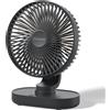 OCOOPA Ventilatore da Tavolo Ventilatore USB Silenziosa Auto Oscillante di 16cm 4