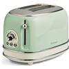 Ariete 155 Tostapane, Stile retrò, 810 W, 6 livelli di doratura, 3 (n4z)