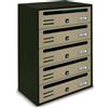 ALUBOX CASSETTA POSTALE ALUBOX CUBO/R 5 38,5X25X53 SABBIA- 1,0 pz
