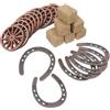 24 Pcs Decorazioni Per Feste Da Cowboy Piccole Balle Di Fieno Decorative