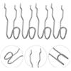 10 Pcs Ganci Per Pannelli Con Picchetti Scaffali in Filo Metallico