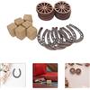 24 Pcs Decorazioni Per Feste Da Cowboy Piccole Balle Di Fieno Decorative