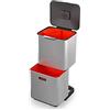 Joseph Joseph Pattumiera Raccolta Differenziata 30+30 Lt Inox 30060 Joseph Joseph Totem Max