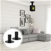2 Pcs Stativi Per Casse Supporto in Metallo Altoparlante Da Tavolo Audio