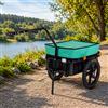 SAMAX Rimorchio Bicicletta Bici Carrello Trasporto Carico Carello Carretto 60 Kg 70L
