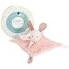 Doudou et Compagnie - Doudou Coniglio - Doudou Piatto Bio - Rosa - 25 cm - DOUDOU BOTANIC Bio - DC3962