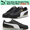 Puma Roma 24 Standard Puma Nero Puma Bianco 396868-02 Taglia Uomo