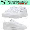 Puma Palermo Moda Pelle Puma Bianco 397738-01 Taglia Uomo