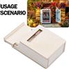 未指定 Cassetta postale in legno in miniatura casa modello perfetta per casa delle bamb