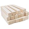 Thiecoc Blocchetti in Legno da Scolpire e da Intaglio Set - 16PZ Blocchi da