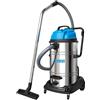 FERVI ASPIRAPOLVERE ASPIRALIQUIDI ASPIRATORE 60 LITRI BIDONE ASPIRATUTTO INOX 2 MOTORI