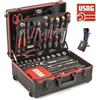 Usag 002 TMA valigia trolley con attrezzi 181 pz cassetta professionale