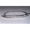 Carlo Raspagni BRACCIALE TENNIS IN ORO BIANCO 18kt. E DIAMANTI NATURALI ct. 3,40 CON GARANZIA