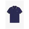 Fred Perry 🔵Fred Perry Polo M3600 Blu Navy / Blu Scuro / Giallo Cedro 83b Uomo SS26