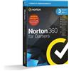 Norton 360 for Gamers - Antivirus per 3 Dispositivi Licenza 1 Anno Pc Smartphone
