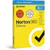 Norton 360 Deluxe 2026 - Antivirus per 3 Dispositivi Licenza 1 Anno + 25GB Cloud