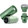 Shark ChillPill 3 in 1 Ventilatore ad alta velocità, nebulizzazione ultra fine e sistema InstaChill, con 3 accessori di raffreddamento, pensato per la mobilità, matcha FA022EUGN
