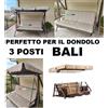 BIG SHOP ITALIA 1933 OFFERTA KIT RICAMBIO CUSCINO + TETTUCCIO DONDOLO 3 POSTI BALI BEIGE 2026