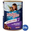 Morando 24x Bundle Miglior Gatto Barattolo 405 Grammi Bocconcini Selvaggina