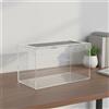 Teca Trasparente per Gechi Ventilato Scatola Trasparente per Rettili Portatile
