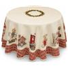 Maestri Cotonieri Copritavolo Tovaglia Rotondo Maestri Cotonieri Gobelin Natale Lurex Shabby 160