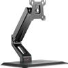 myWall My Wall HL 17 L supporto da tavolo per monitor Nero Stand, Orientabile, Rotabile, Inclinabile, Regolabile in altezza, Girevole