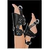 PAIN bY SHOTS Shots Ouch! Pain - Suspension Cuffs Saddle Leather Heavy Duty - Black