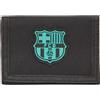 Safta F.C. Barcellona 3ª EQUIPAZIONE - Portafoglio portafoglio con testiera, portafoglio, portafoglio, comodo e versatile, qualità e resistenza, 12,5 x 9,5 cm, colore nero