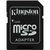 2 X ADATTATORE MICRO SD A SD MICROSD LETTORE DI CARTE ORIGINALI KINGSTON