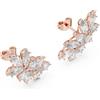 Senza marchio Orecchini a perno certificati VVS1 D diamanti naturali Infinity Promise in or...