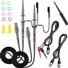 DAOKAI P6100 Kit sonda universale per oscilloscopio (set di 2) con sonde a clip