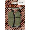 ACCOSSATO Pastiglie Freno Posteriori Accossato Compatibili con YAMAHA YP R XMAX dal 2013 al 2016 (CC 400)