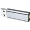 Adattatore jack audio da USB a 3,5 mm, scheda audio stereo esterna, mini