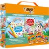 BIC Kids, Set Colori Bambini, Libri da Colorare, Matite Colorate, Pennarelli, Pastelli, Idea Regalo Bambini, 57 unità esclusiva amazon