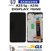 Samsung DISPLAY TOUCH FRAME SAMSUNG GALAXY A23 5g - A236 NERO OLED PARI ORIGINALE GLS