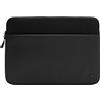 Incase, Custodia per MacBook Pro 16 pollici con zip in poliestere, Nero