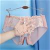 Brand New Perizoma Mutande Intime Knickers Rifinito Pizzo Slip Grande Trasparente
