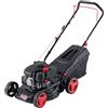 Valex TS4224 Tagliaerba a Scoppio, 132cc/3,35HP, Taglio Ø41cm, 7 Altezze di Taglio, Cesto 45L
