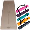 Life & Vision Invest GmbH DIVASYA Tappetino yoga: superficie antiscivolo in vera gomma naturale e