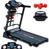 THUNDER® Tapis Roulant Elettrico 17km/h LCD Puls Cyclette 140kg THUNDER® ICON-D-BLACK